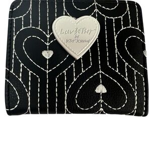 Betsey Johnson Luv Betsey Women's Quilted Heart Wallet Multicolor